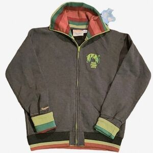 Ringspun Dark Gray "The Boomtown Rabbits" Punk Drunk Love. NWT See measurements